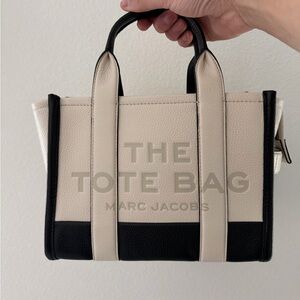 Marc Jacobs Cream and Black Tote